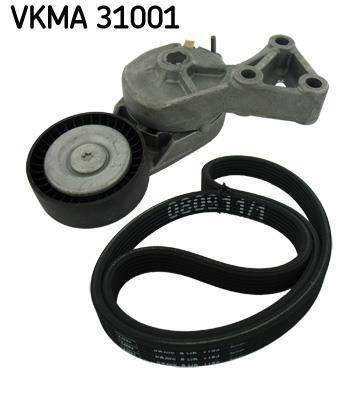 Kit de courroie d'accessoire (Courroie d’alternateur) SKF ref. VKMA 31001